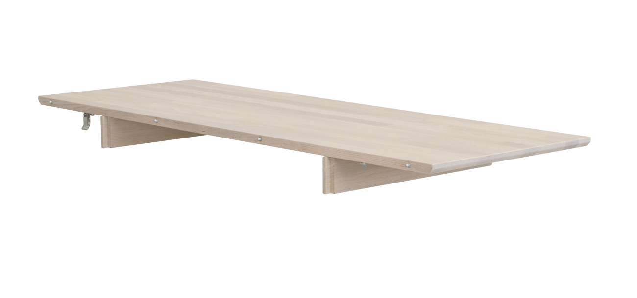 Uittrekbare plaat 'Filippa' 45x120cm - Witgeolied Eiken