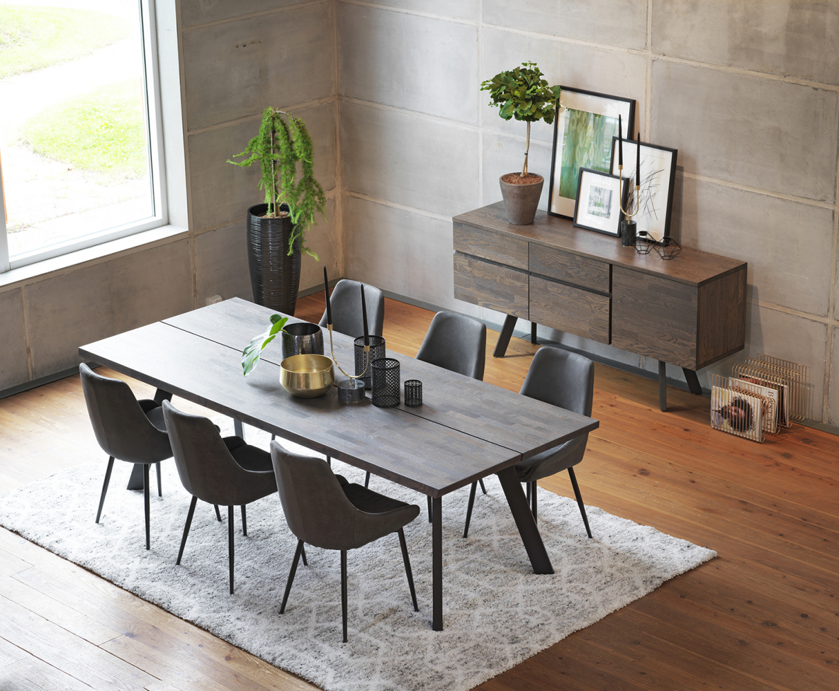 Dressoir 'Fred' - Bruin/Zwart