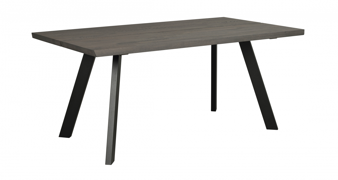 Eettafel 'Fred' 170x95cm - Bruin/Zwart