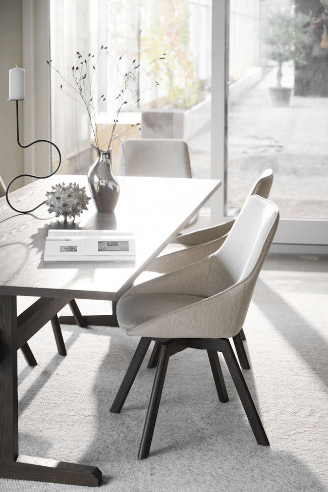 Stoel 'Alison' - Bruin/Beige
