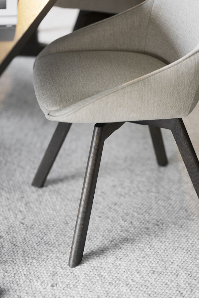 Stoel 'Alison' - Bruin/Beige