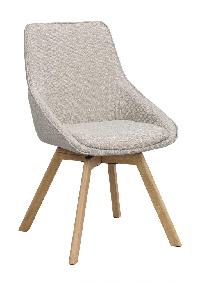 Stoel 'Alison' - Beige/eik