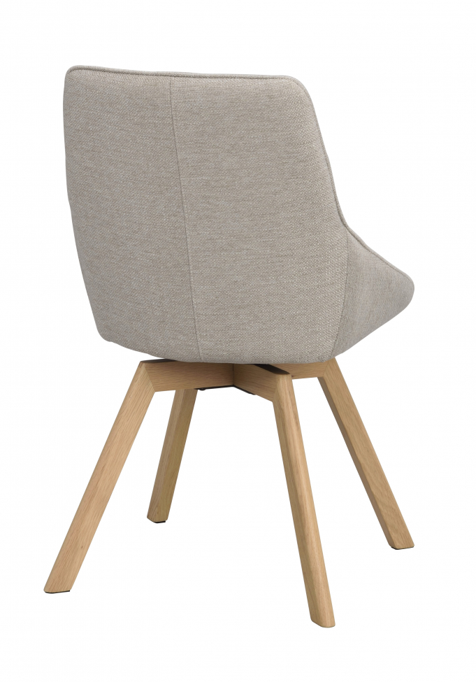 Stoel 'Alison' - Beige/eik
