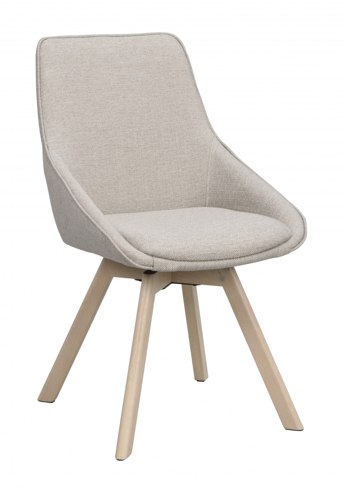 Stoel 'Alison' - Beige/witgepigmenteerd