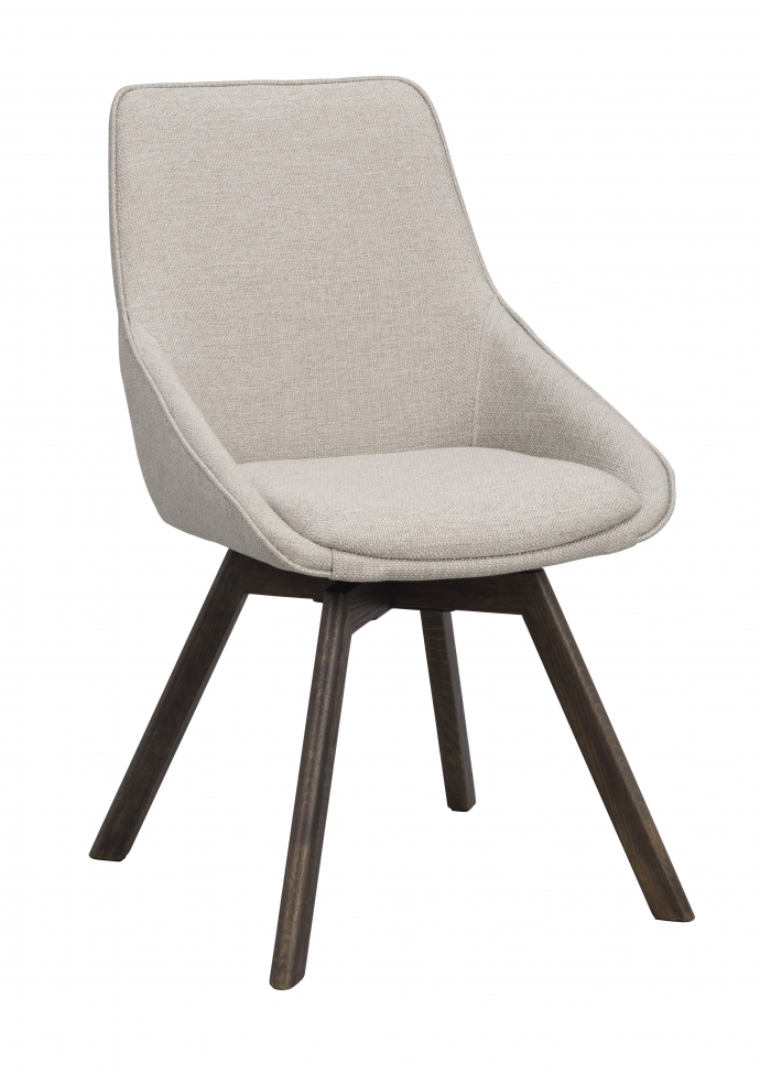 Stoel 'Alison' - Beige/bruin