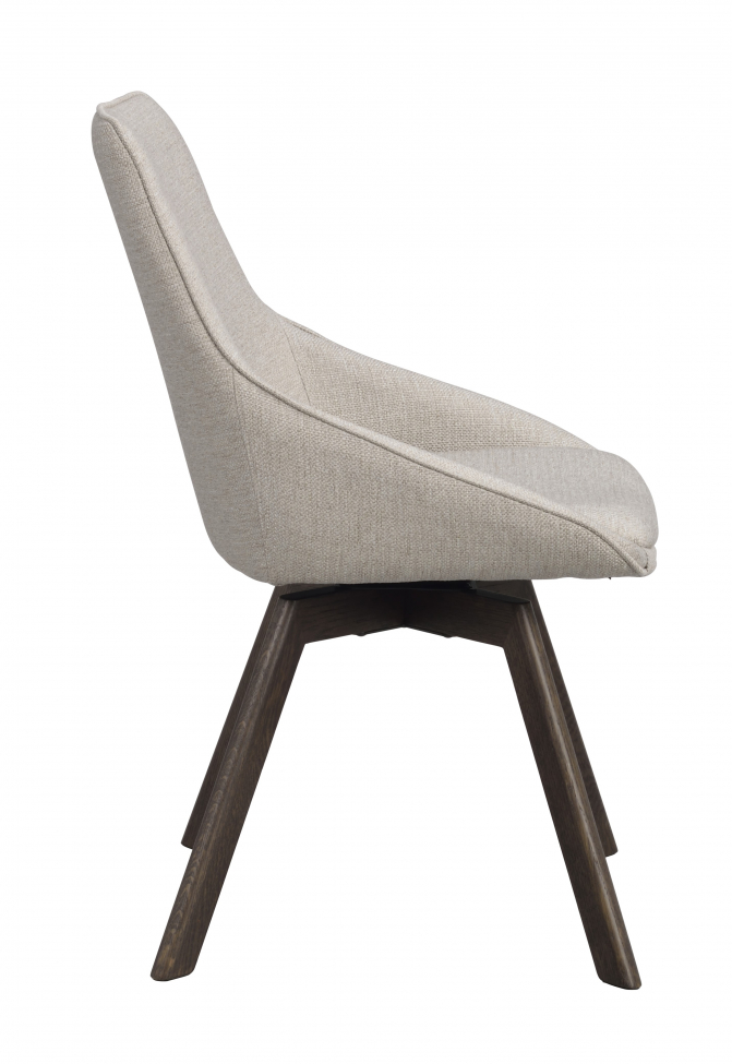 Stoel 'Alison' - Beige/bruin