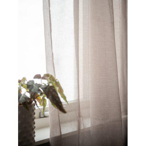 2-pack Gordijn 'Rimmy' 140x300 - Bruin