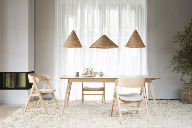 Eettafel 'Yumi' 190x90cm - Eik