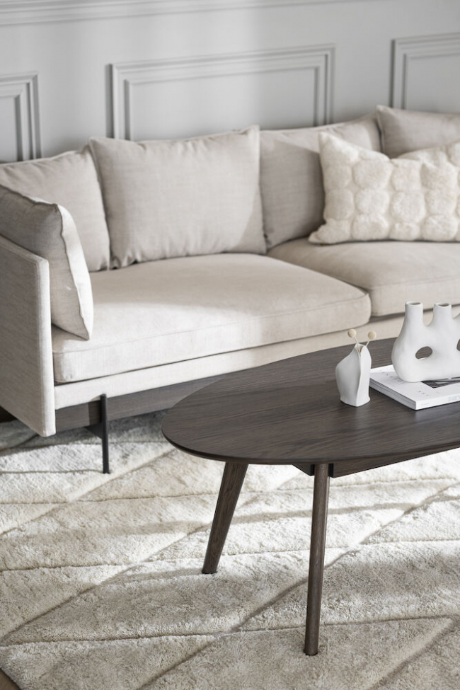 Salontafel 'Yumi' 130x65cm - Bruin