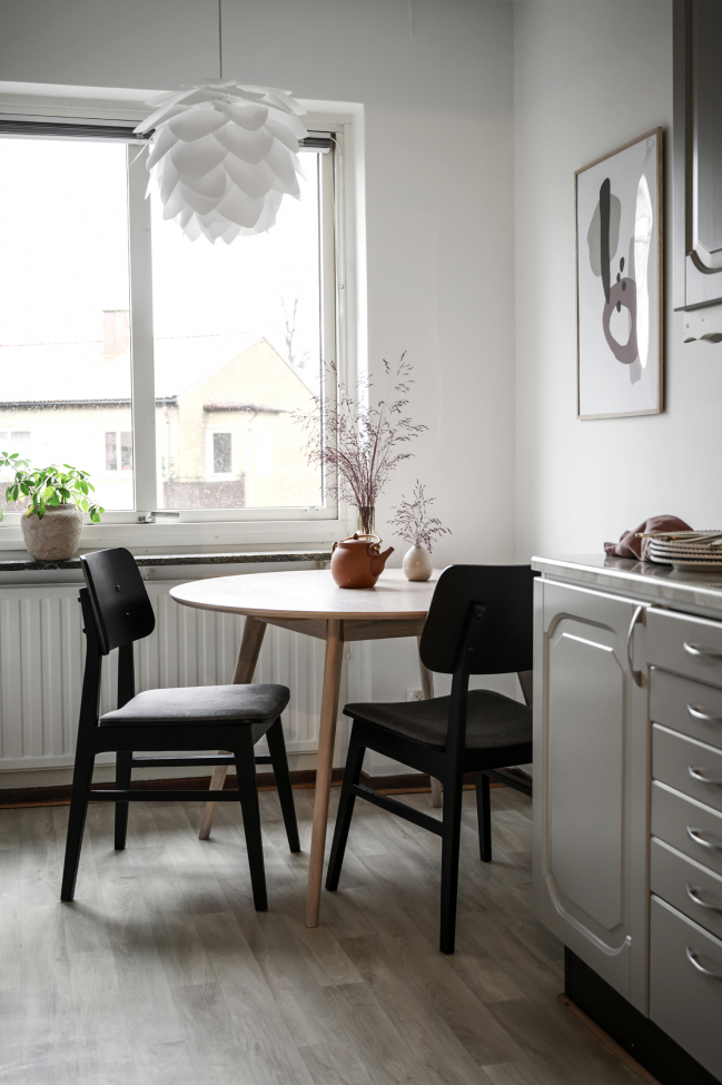Eettafel 'Yumi' Rond 115cm - Witgeolied