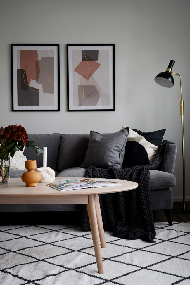 Salontafel 'Yumi' 130x65cm - Witgeolied