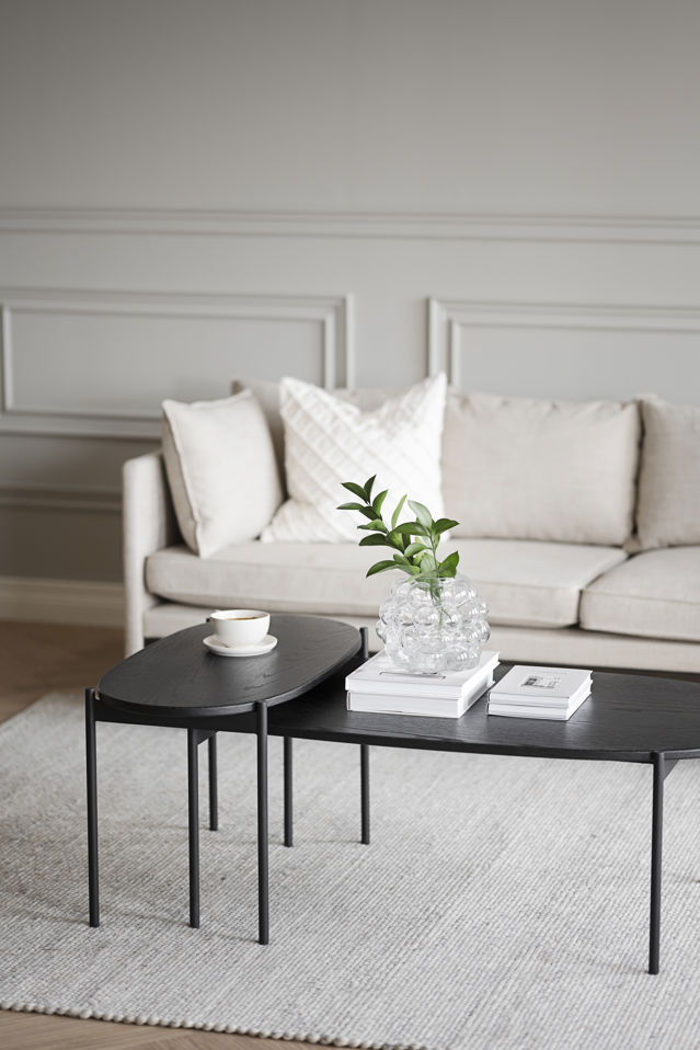 Salontafel 'Skye' 80x40cm - Zwart