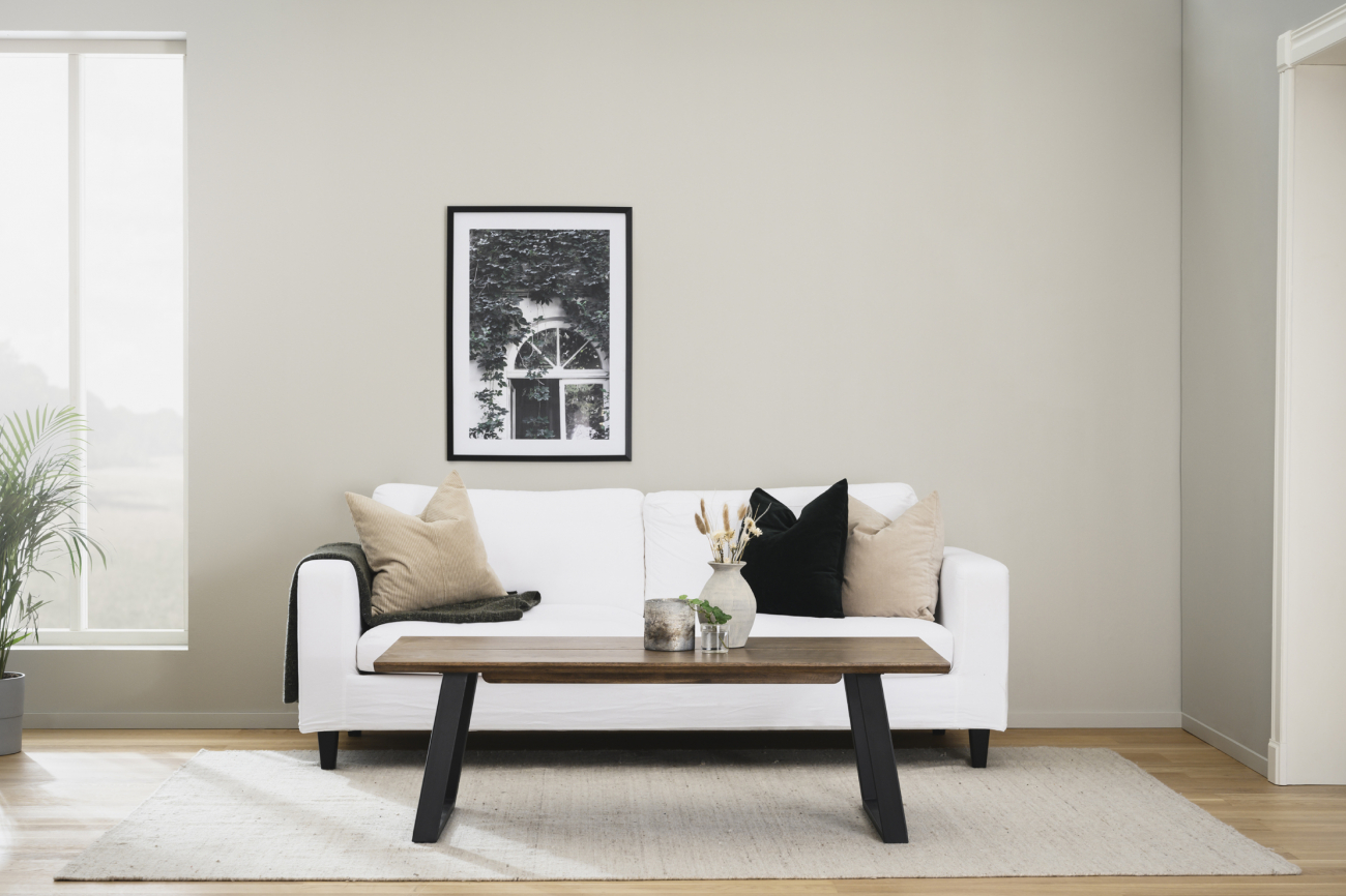 Salontafel 'Melville' 140x65cm - Bruin/Zwart