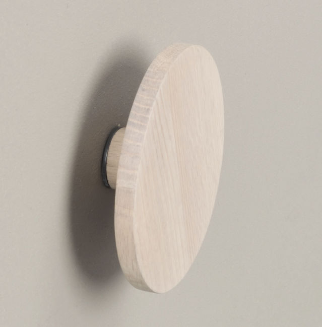 Wandknop 'Milford' 12cm - Witgeolied