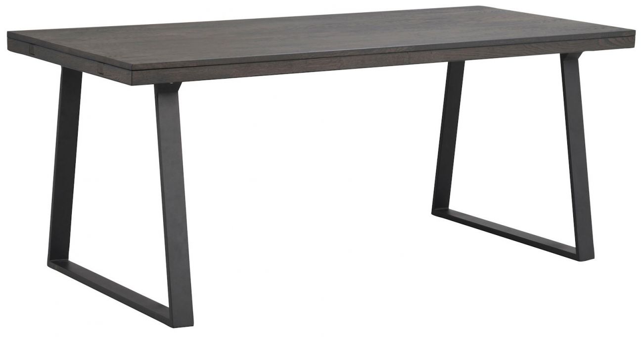 Eettafel 'Brooklyn' 170x95cm - Donkerbruin/U-poot