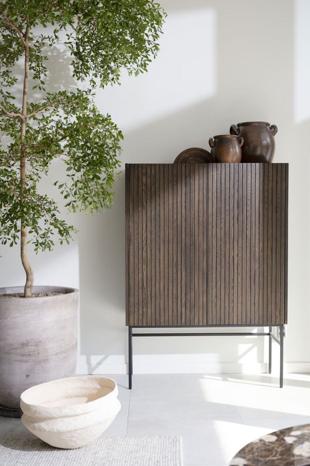 Kast 'Halifax' - Bruin/Zwart