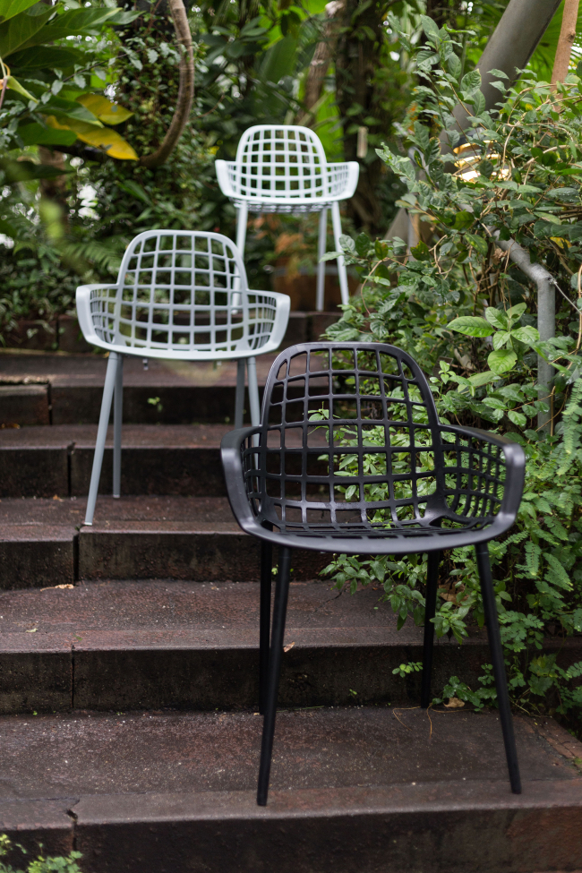 Stoel 'Albert' Kuip Garden - Zwart