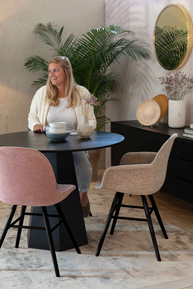 Stoel 'Albert' Soft - Roze