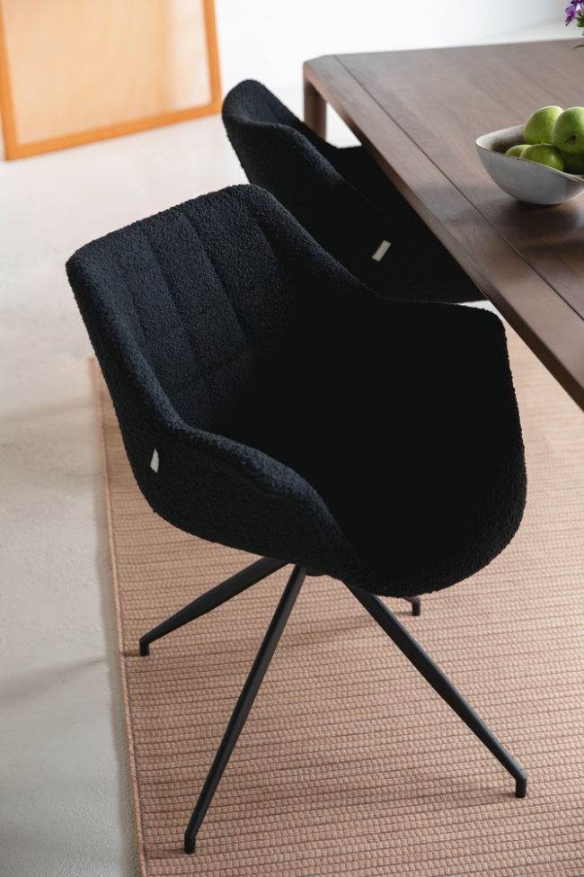 Stoel 'Doulton' - Zwart