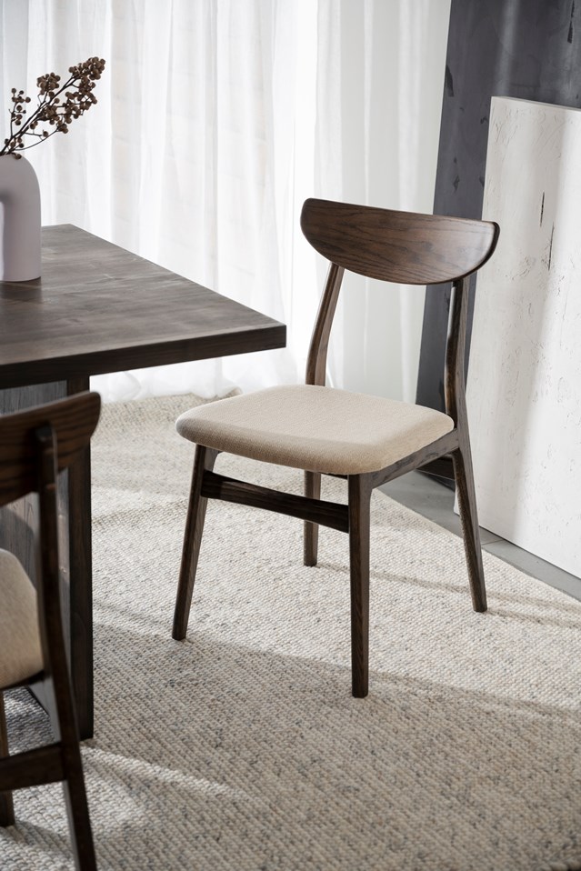 Stoel 'Rodham' - Bruin/Beige
