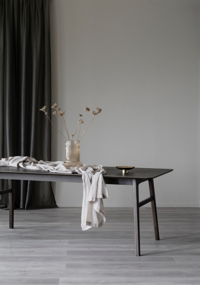 Eettafel 'Nagano' 205x95cm - Bruin