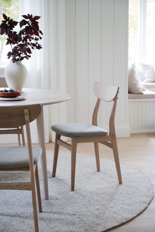 Stoel 'Rodharn' - Beige/Grijs