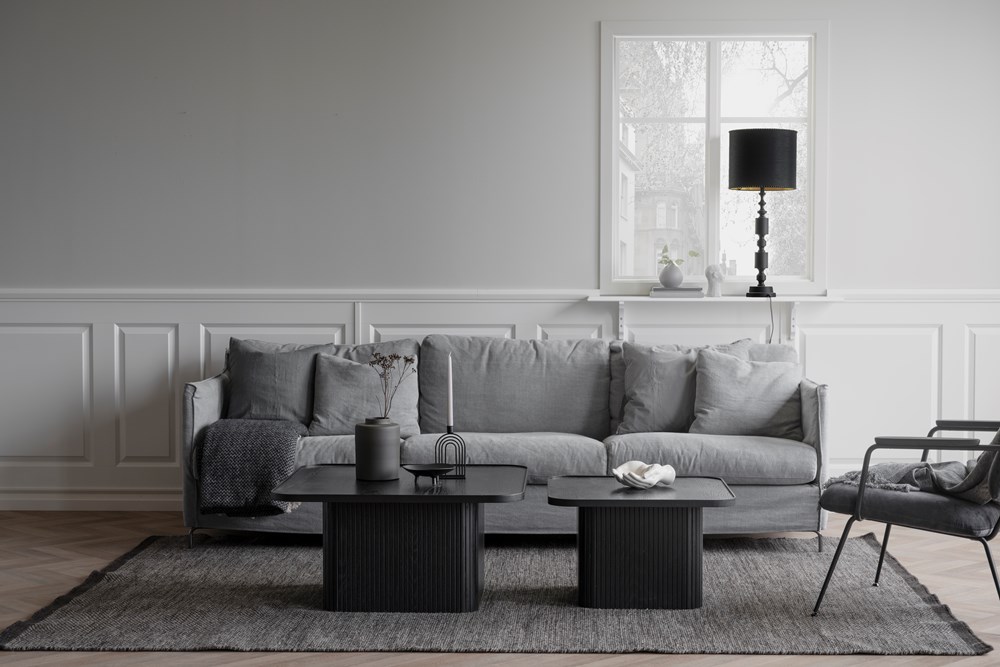 Salontafel 'Sullivan' 60x60 - Zwart