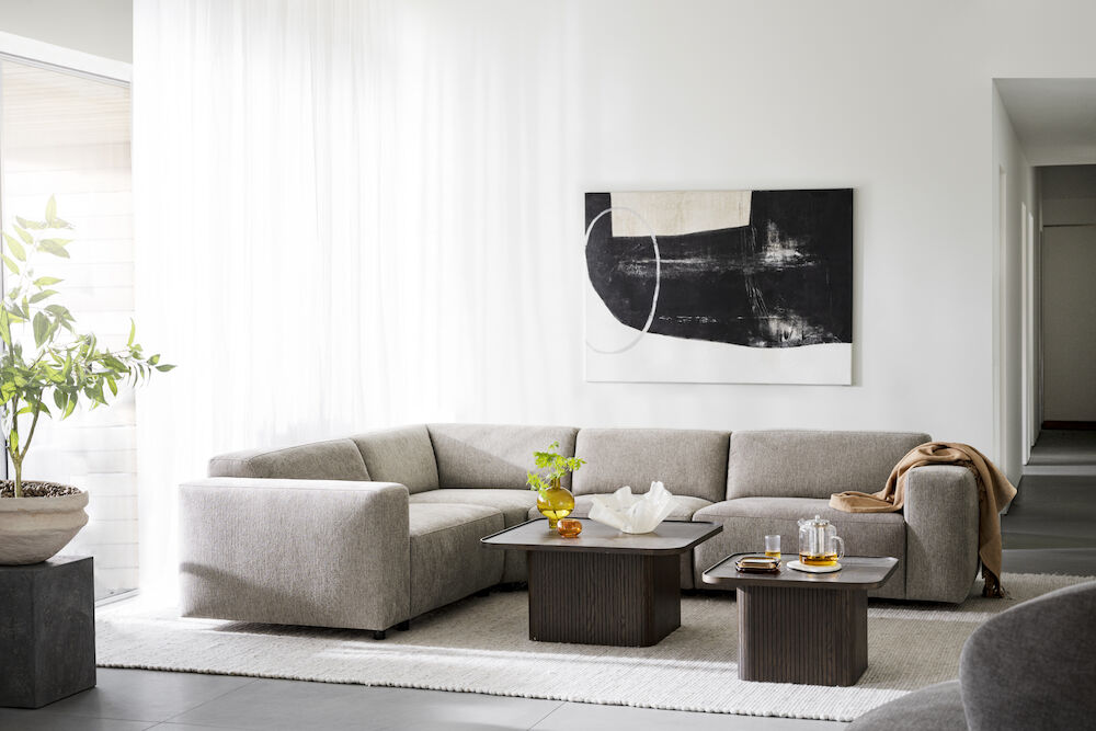 Salontafel 'Sullivan' 80x80cm - Bruin