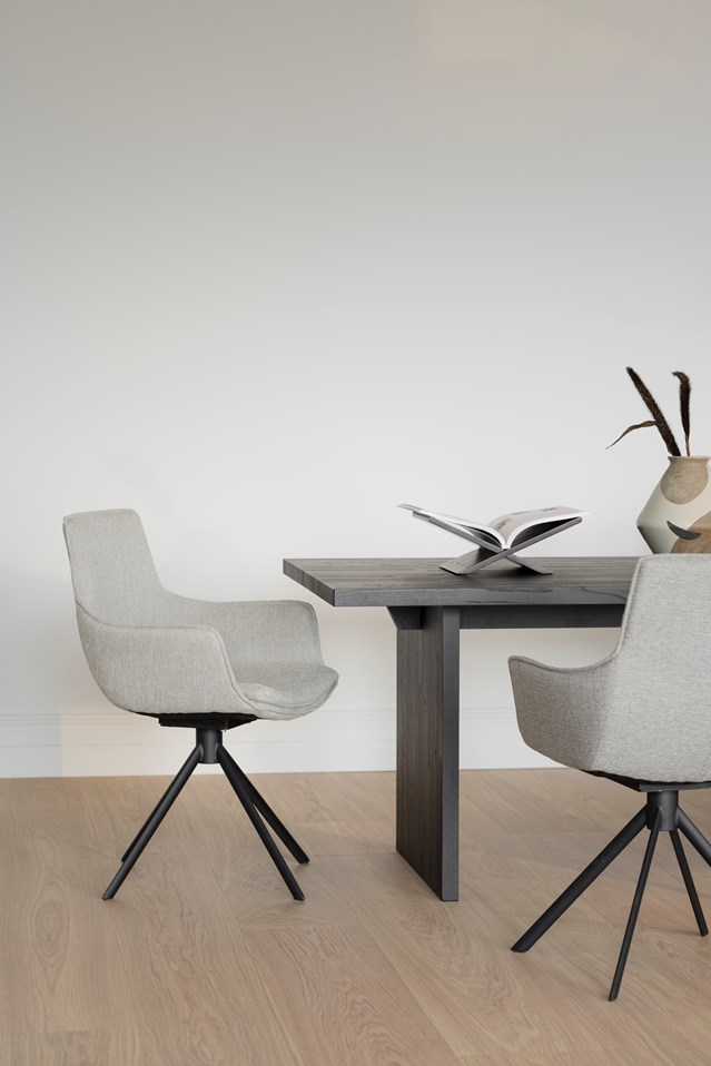 Fauteuil 'Lowell' Draaiend - Grijs