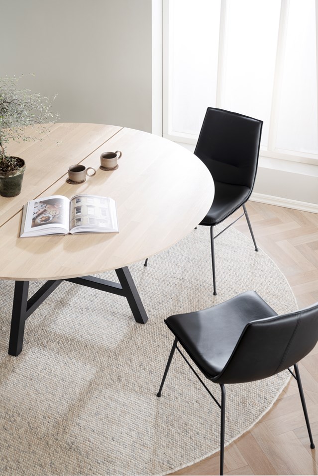 Fauteuil 'Lowell' - Zwart