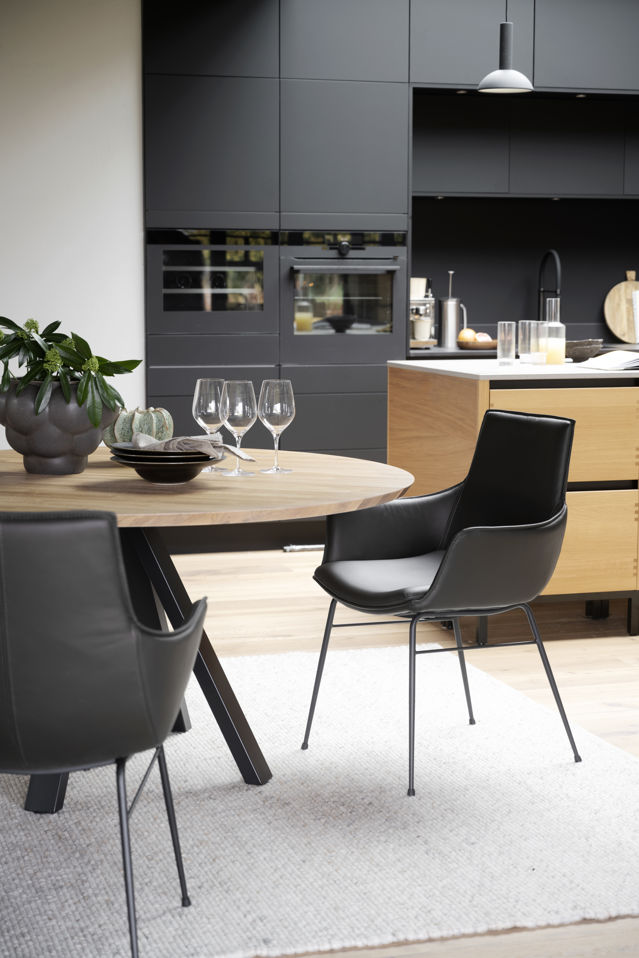 Fauteuil 'Lowell' - Zwart