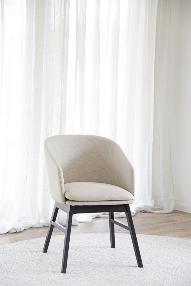 Fauteuil 'Windham' - Beige/Zwart
