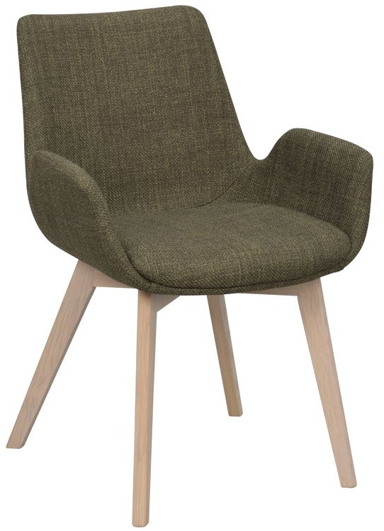 Fauteuil 'Drimsdale' - Groen/Witgepigmenteerd