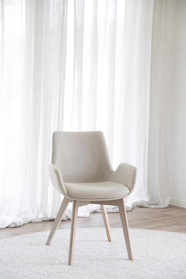 Fauteuil 'Drimsdale' - Beige/Witgepigmenteerd
