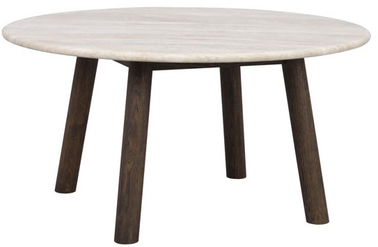Salontafel 'Taransay' Rond 90cm - Beige/Bruin