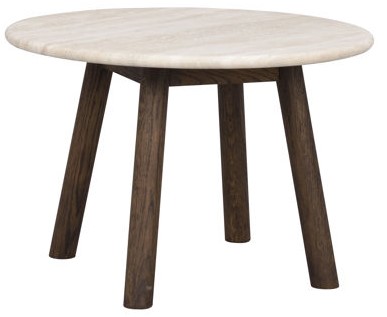 Salontafel 'Taransay' Rond 60cm - Beige/Bruin