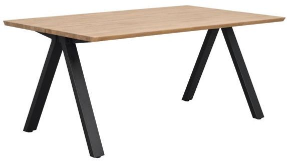 Eettafel 'Carradale' 170x100cm - Eiken/V-poot