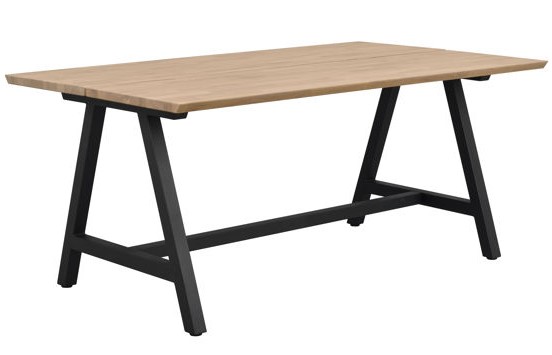 Eettafel 'Carradale' 170x100cm - Eiken/A-poot