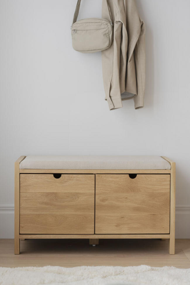 Halbank 'Hillmond' - Eik