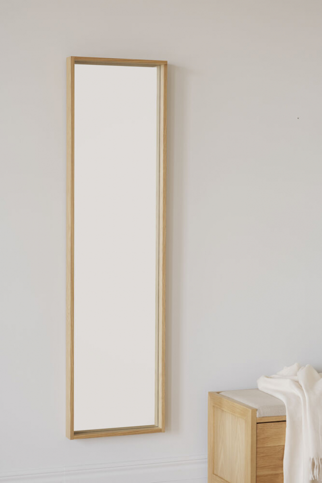 Spiegel 'Hillmond' 150x40cm - Eik