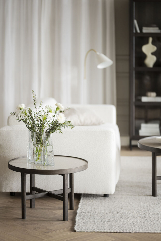 Salontafel 'Marsden' Rond 60cm - Bruin