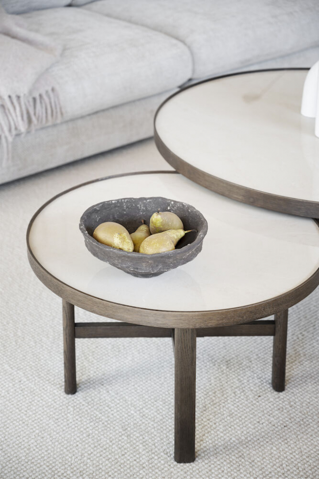 Salontafel 'Marsden' Rond 60cm - Bruin