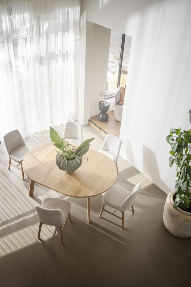 Eettafel 'Glenside' Rond 130cm - Eik