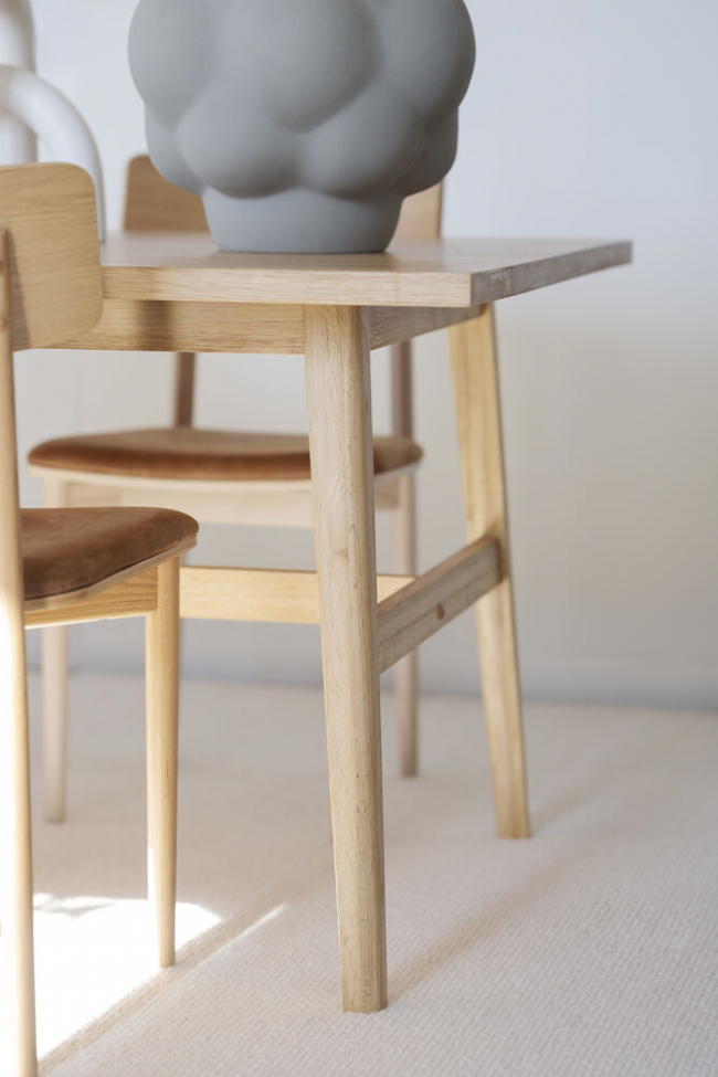 Eettafel 'Plainfield' 220x100cm - Eik
