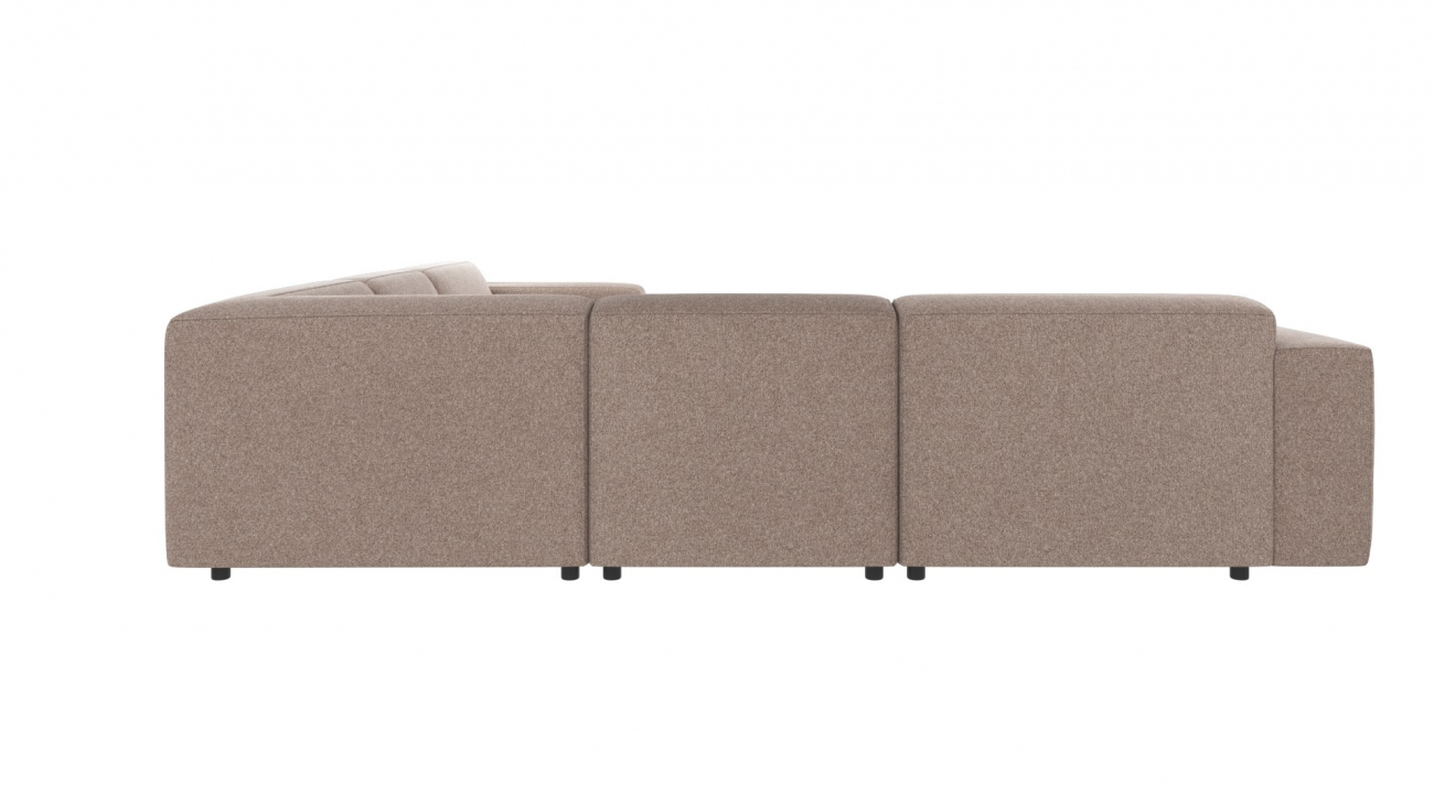 3-zits hoekbank 'Willard' - Beige