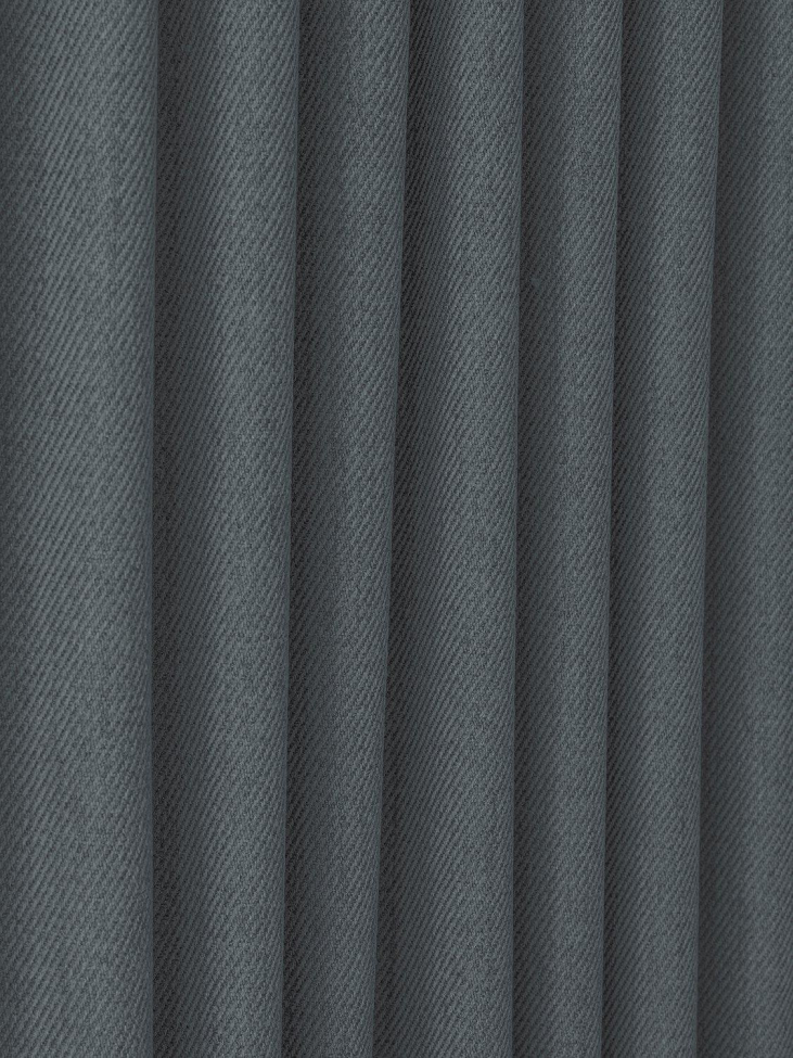 2-pack Gordijn 'Greenwich' 140x280 - Donkergrijs