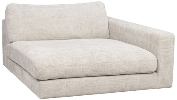 Chaise longue 'Duncan' H - Lichtgrijs