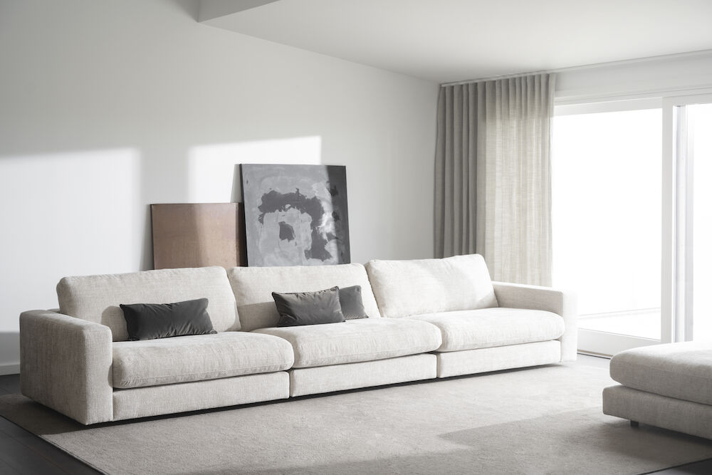 Hoekfauteuil 'Duncan' Links - Lichtgrijs