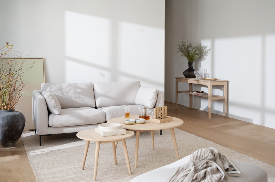 Bijzettafel 'Markham' 140cm - Witgepigmenteerd