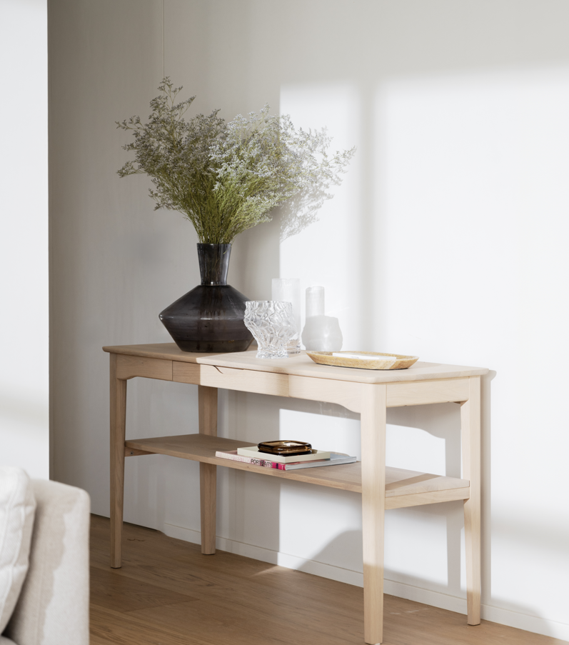 Bijzettafel 'Markham' 140cm - Witgepigmenteerd